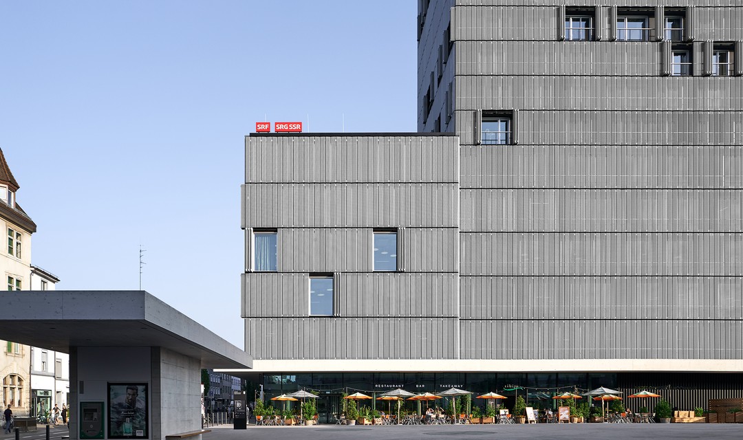 Gebäude mit dem Radiostudio SRF 2 Kultur und der SRF-Kulturredaktion in Basel