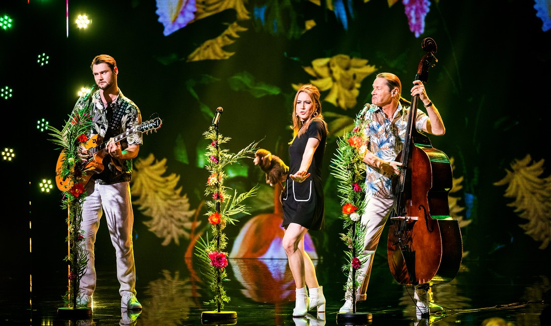 Die Band «Tree!ouh» auf der Bühne von «Stadt Land Talent».