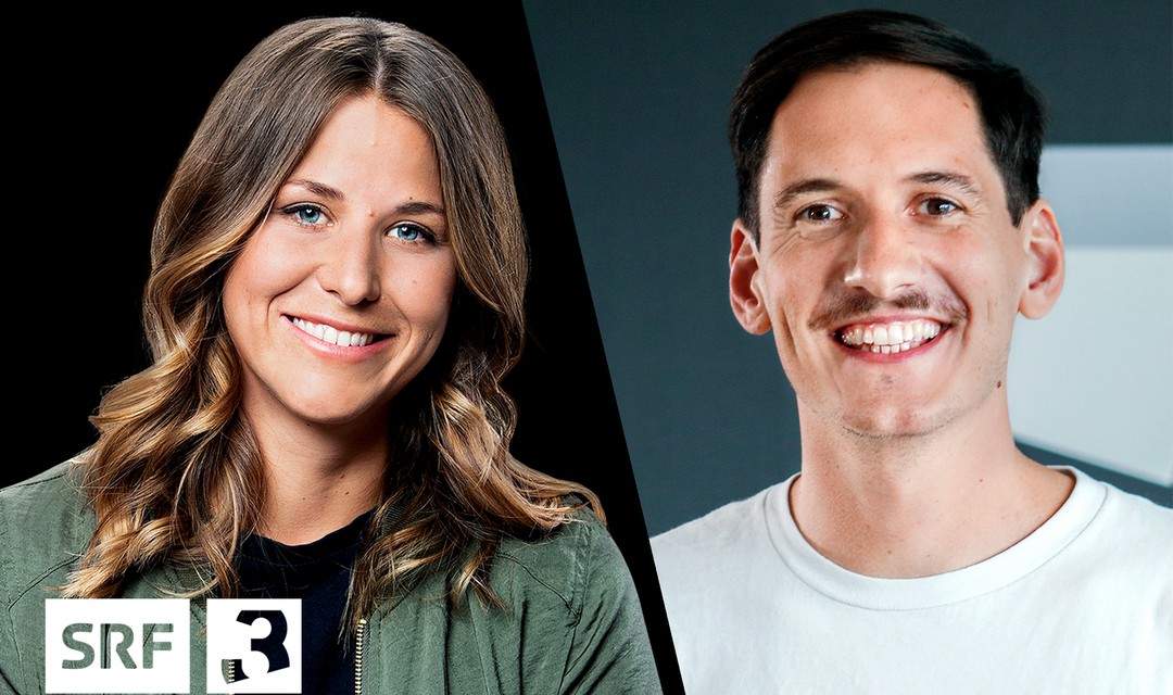 Joana Mauch und Mathias Schenk Moderatoren Radio SRF 3