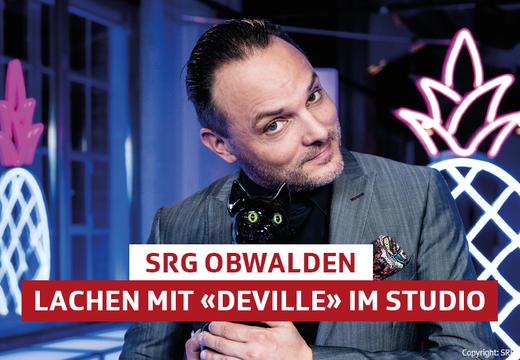 Bild von SRG Obwalden: Lachen mit «Deville» im Studio - AUSGEBUCHT