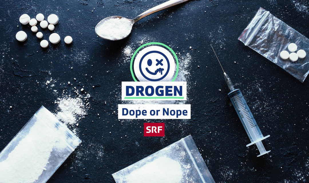 Keyvisual «Drogen – Dope or Nope»