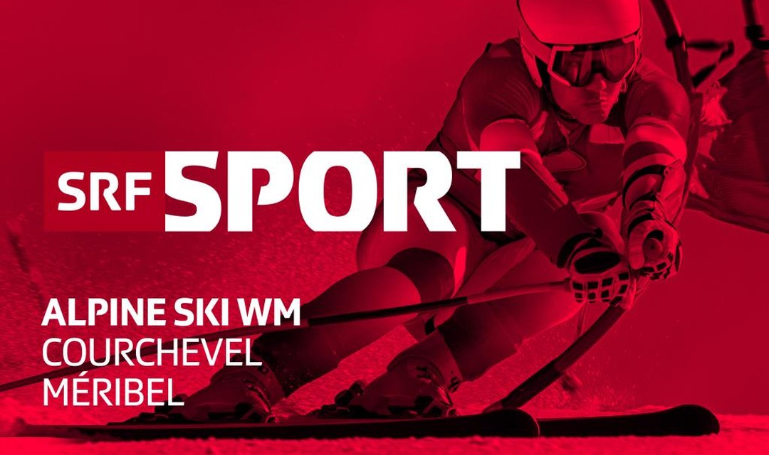 Keyvisual SRF Sport Ski Alpin WM 2023