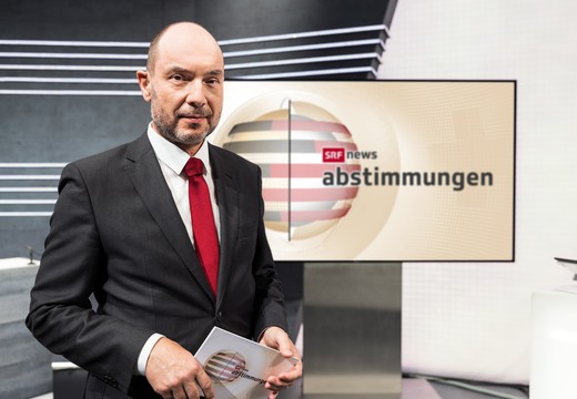 Bild von «Abstimmungsstudio»: SRF berichtet live über die Ergebnisse