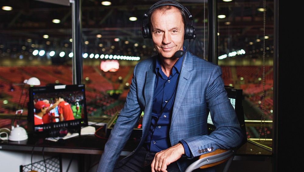 Sportkommentator Stefan Bürer
