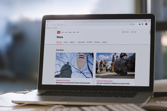 Bild von SRF News: Neuausrichtung des regionalen Digitalangebots
