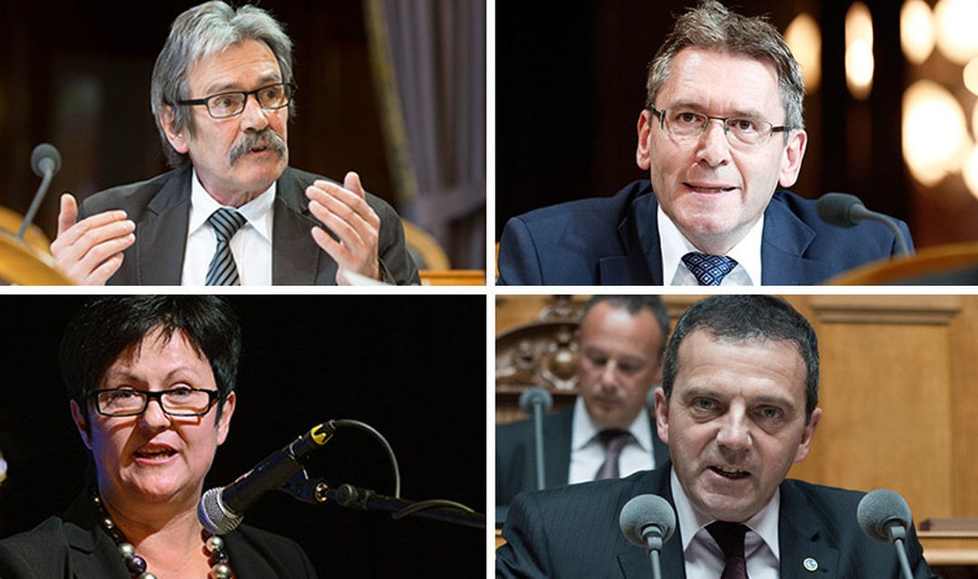 Bild von Vier Köpfe für Bern: Das Podium