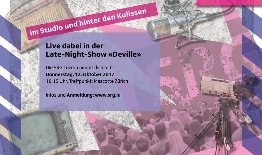 Flyer Live dabei bei Deville Late Night