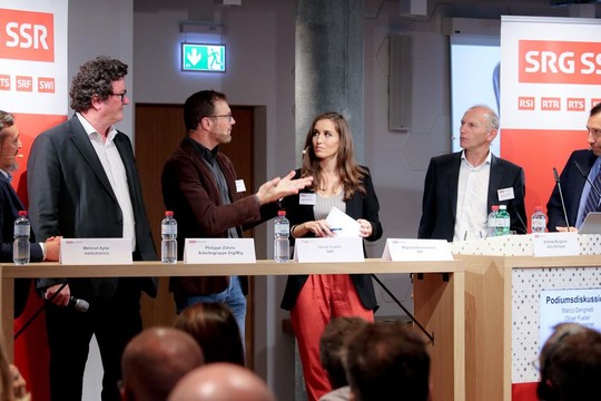 Bild von DAB+ im Zentrum des SRG-Branchenforums