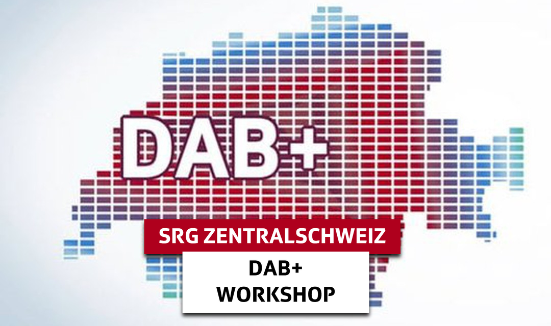 DAB Schrift auf Schweizer Karte