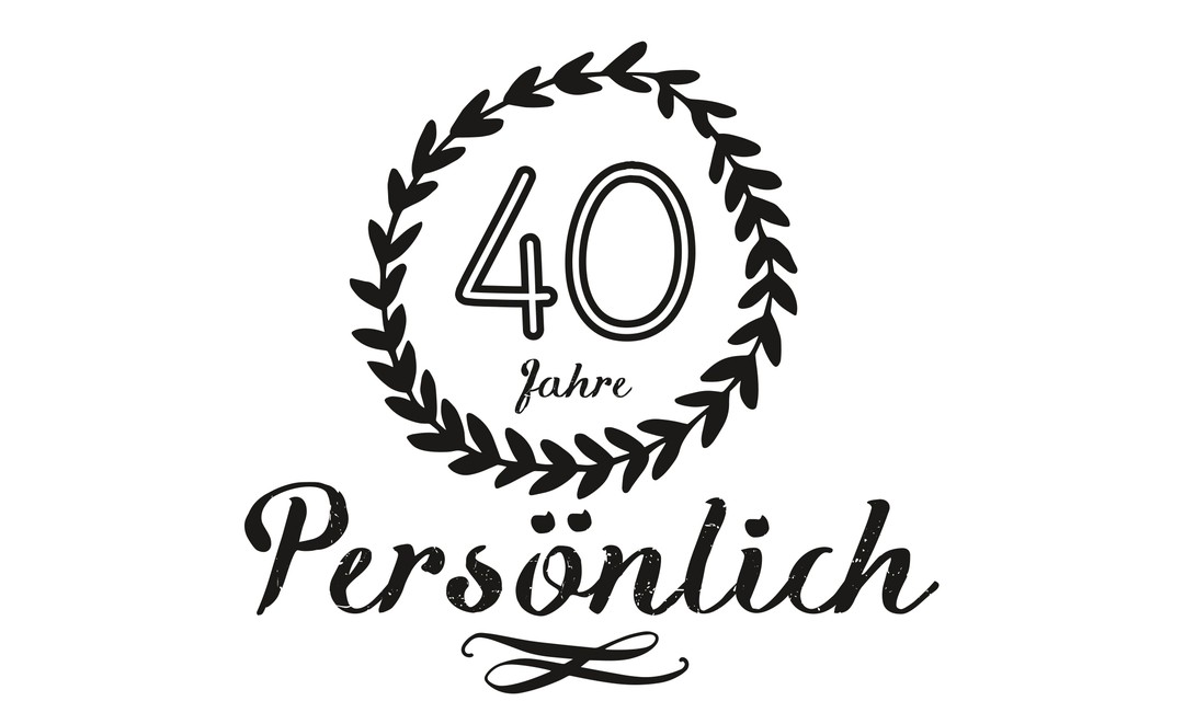 Logo für 40 Jahre Persoenlich