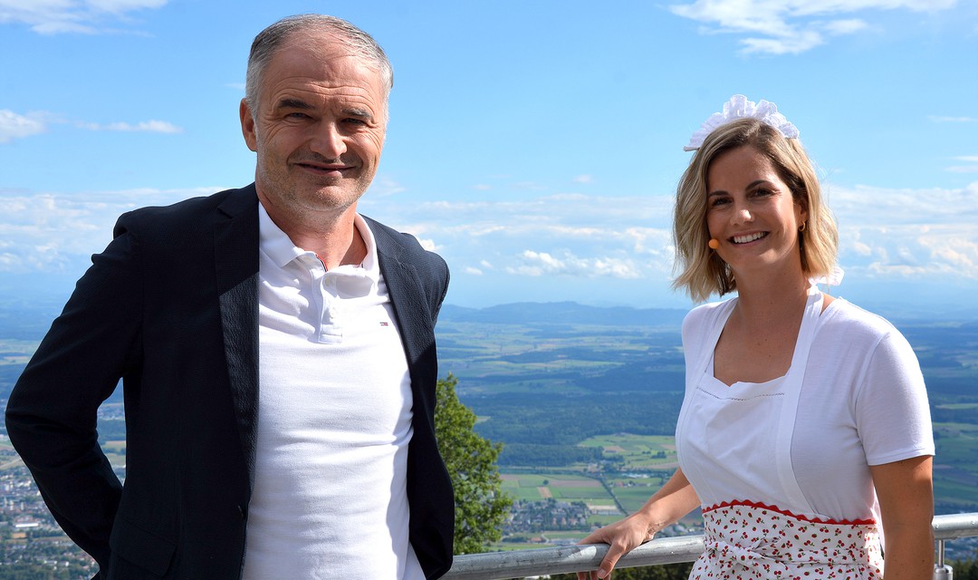 Stephane Chapuisat und Fabienne Bamert