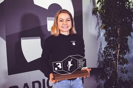 Bild von Sina Frei ist das «SRF 3 Best Talent Sport»