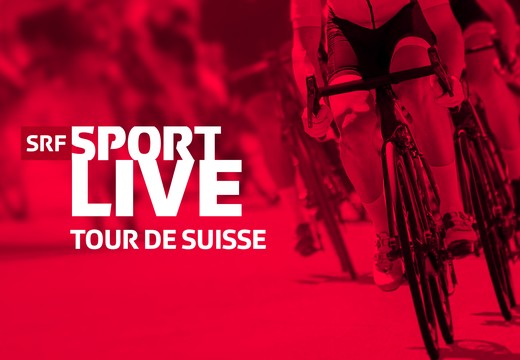 Bild von Velo total auf SRF während der Tour de Suisse