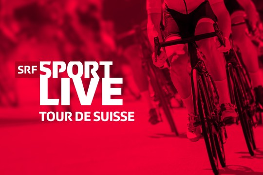 Bild von Velo total auf SRF während der Tour de Suisse