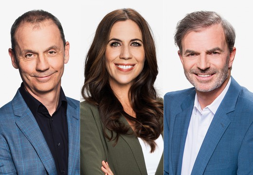 Bild von Susanne Wille ist Politikjournalistin des Jahres, Stefan Bürer und Heinz Günthardt als Duo sind Sportjournalisten des Jahres