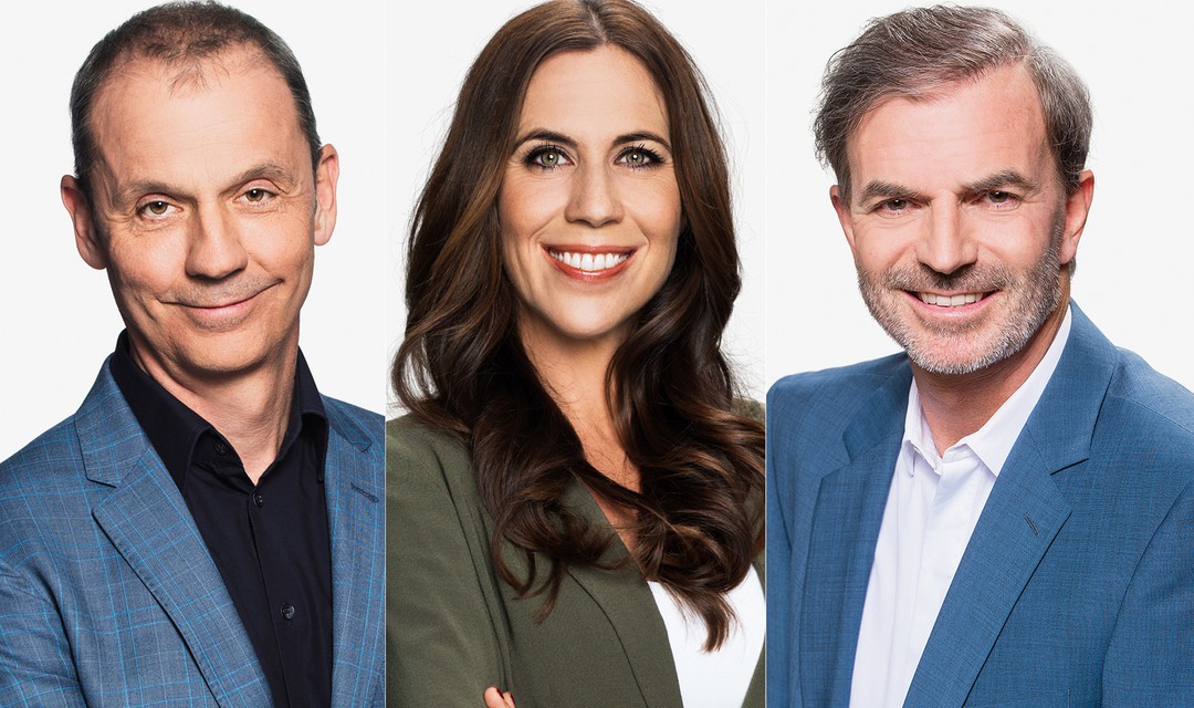 Bild von Susanne Wille ist Politikjournalistin des Jahres, Stefan Bürer und Heinz Günthardt als Duo sind Sportjournalisten des Jahres