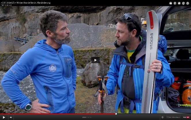 Nick Hartmann mit Stöckli-Ski