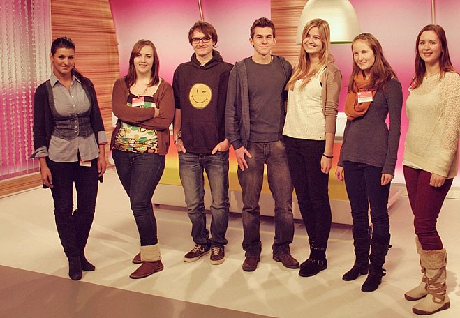 Fotogalerie 6. Dezember 2012 Kantonsschule Wil zu Besuch beim SRF