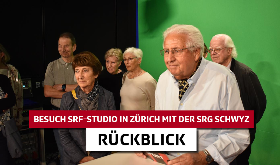 Bild von Fazit der SRG Schwyz zu SRF in Zürich: «Beeindruckend»