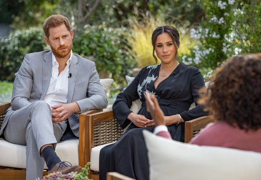 Bild von SRF zeigt «CBS presents Oprah with Meghan and Harry»