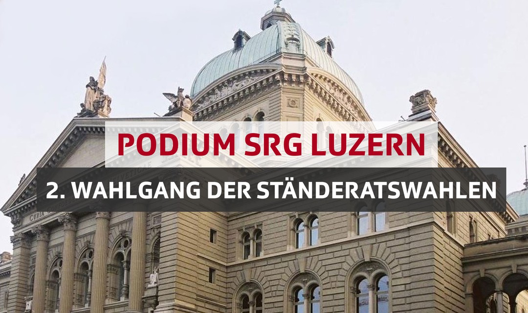 Bild von Abgesagt: Podium zum 2. Wahlgang der Ständeratswahlen