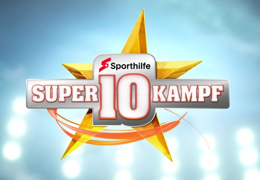 Bild von Sportstars in Weihnachtsstimmung beim «Sporthilfe Super10Kampf»