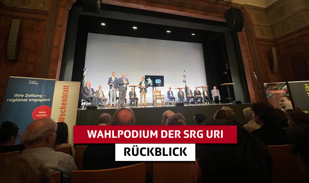 Wahlpodium SRG Uri Rückblick