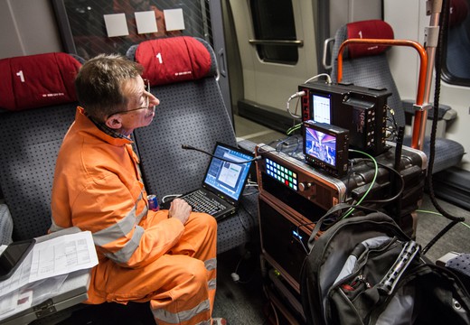 Bild von Gotthard-Live-Übertragung: Technische Meisterleistung aus dem Tunnel