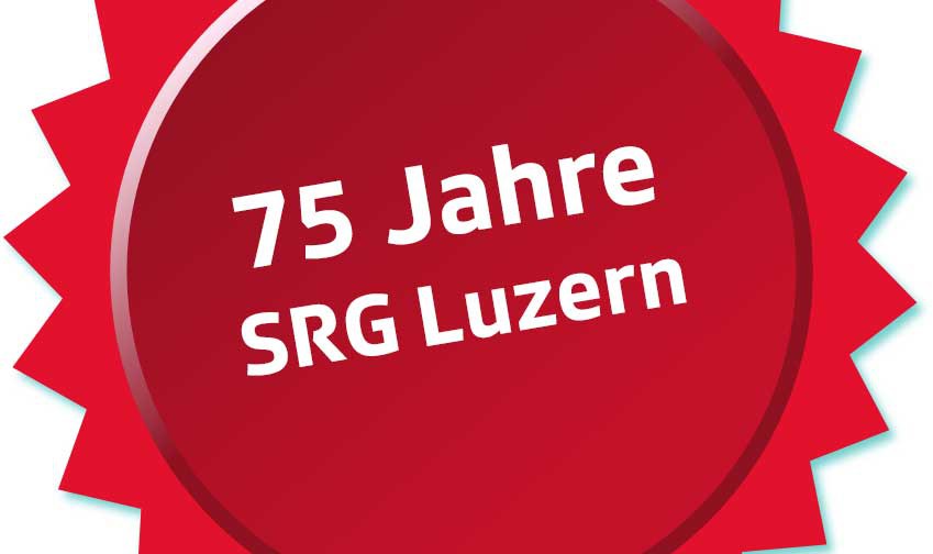 Symbol 75 Jahre SRG Luzern