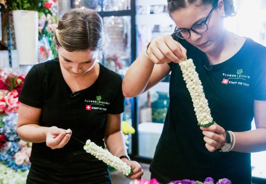 Bild von Der «Jobtausch» in Bangkok und in Luzern: Die Floristen