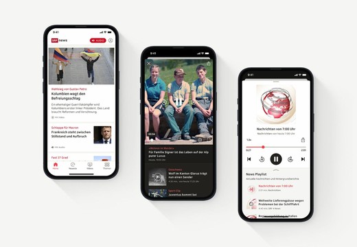 Bild von Weiterentwickelte SRF News App verfügbar