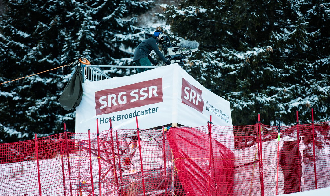 Kameramann Ski Rennen