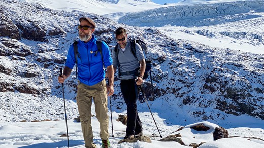Bild von «SRF bi de Lüt – Hüttengeschichten Spezial»: Manu Burkart entdeckt die Berge