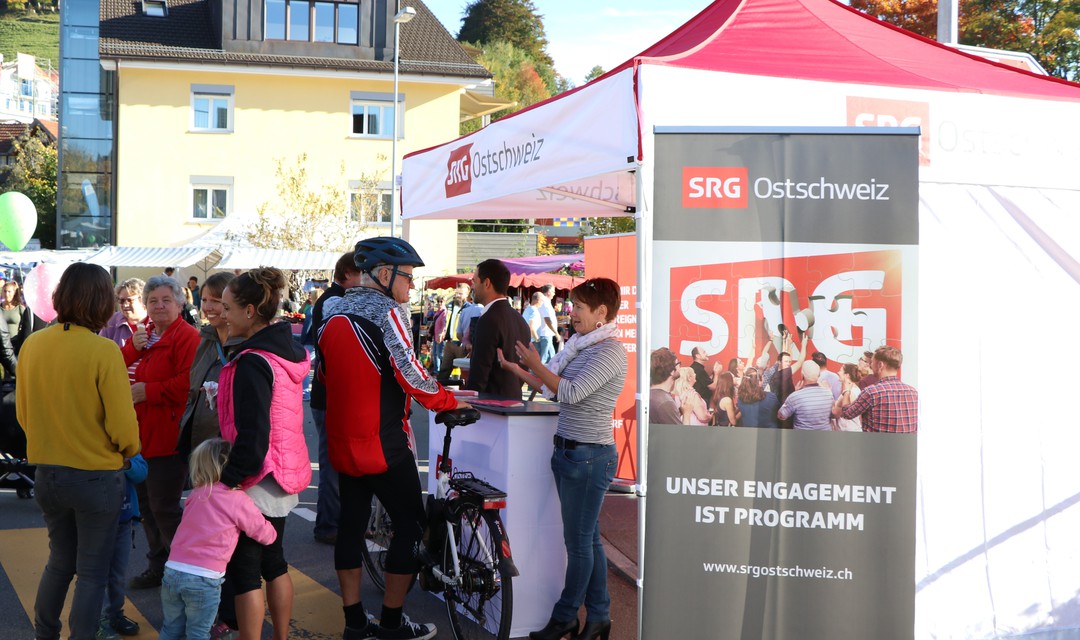 Bild von «SRG on the road» am Herbstmarkt in Heiden