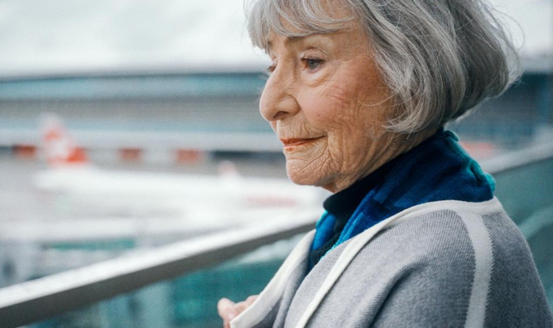 Die ehemalige Stewardess, Beta Steinegger am Flughafen Zürich 2024