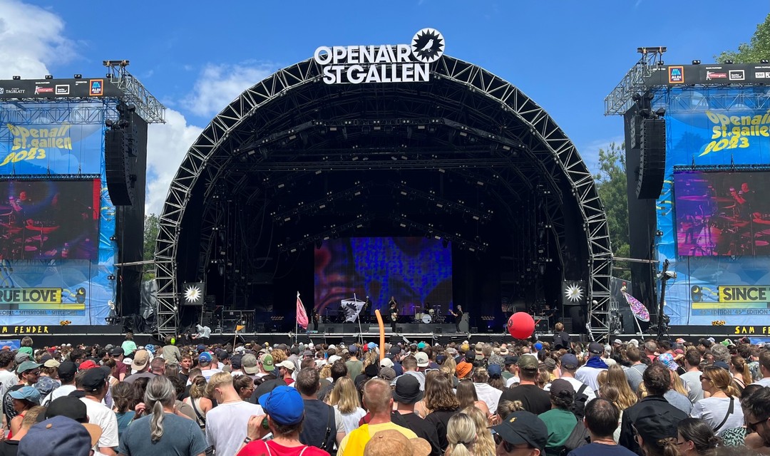 Bild von Hinter den Kulissen des Open Air St. Gallen 2023