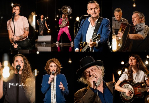 Bild von «Zäme stah»: SRF-Musik-Sessions mit Stars aus Pop, Klassik, Volksmusik und Jazz