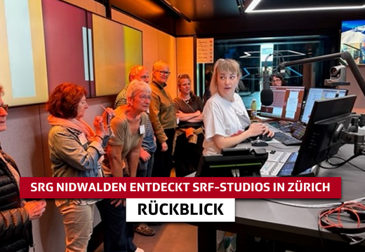 Bild von Die SRG Nidwalden wirft einen Blick hinter die Kulissen: Besuch der Radio- und TV-Studios am Leutschenbach