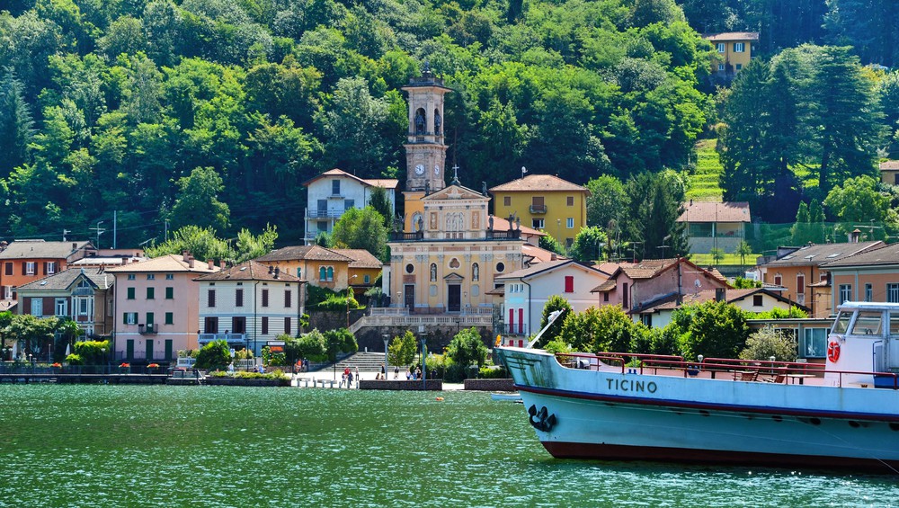 Schiff Ticino auf See