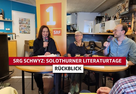 Bild von Mit der SRG Schwyz im SRF-Studio der Solothurner Literaturtage