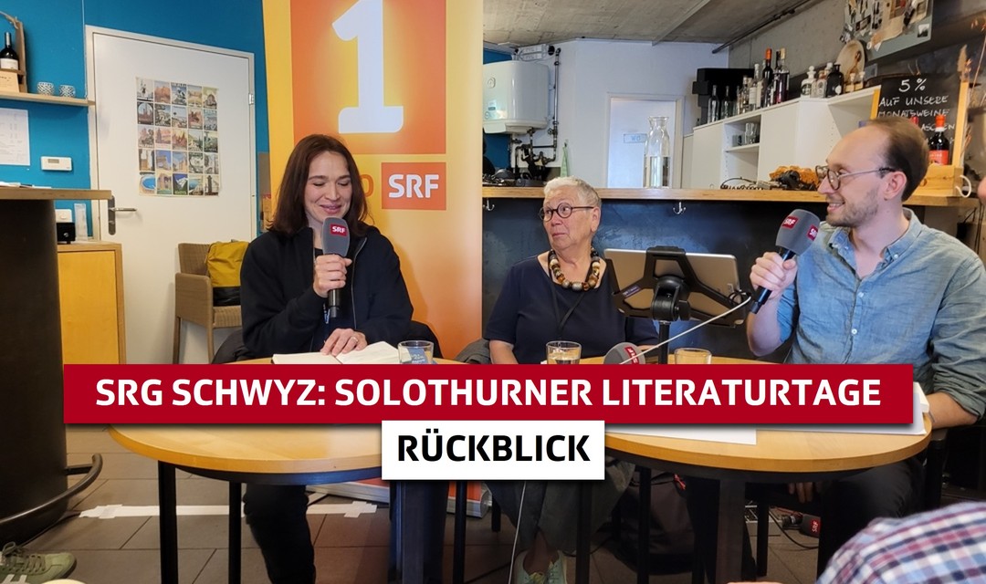 Bild von Mit der SRG Schwyz im SRF-Studio der Solothurner Literaturtage