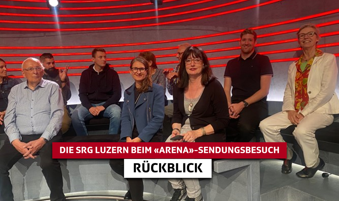 Arena Sendungsbesuch SRG Luzern