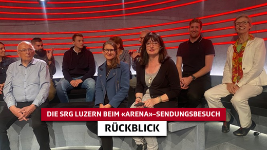 Teaserbild von Wahlkampf hautnah: Die SRG Luzern in der «Arena» mit den Parteispitzen