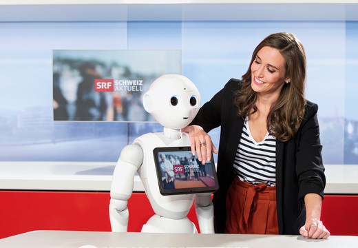 Bild von Digitaltag bei SRF: Wenn plötzlich Roboter und Avatar moderieren