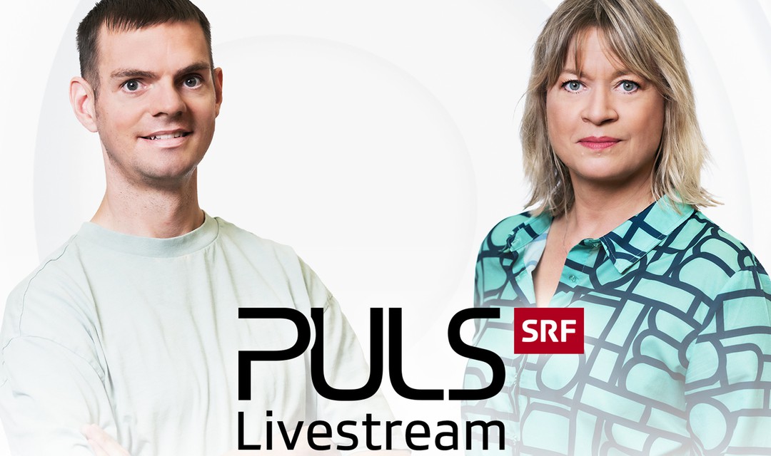 Puls Livestream Keyvisual mit Robin Rehmann und Daniela Lager