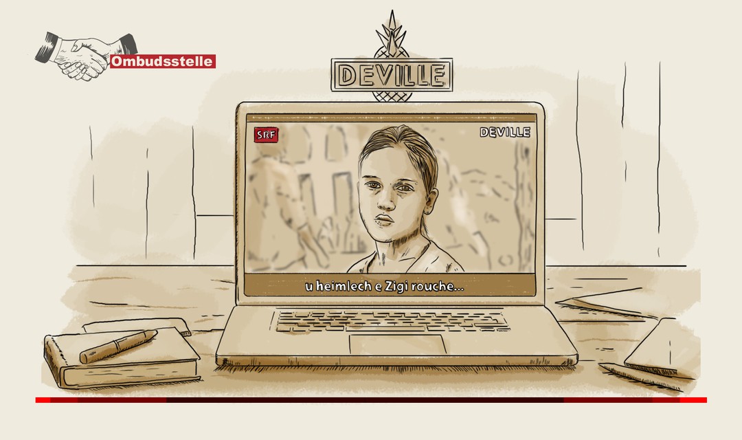 Illustration Ausschnitt aus der Sendung Deville