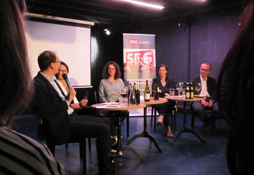 Bild von «Nacht des Politjournalismus» mit der SRG Luzern