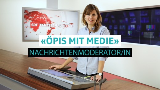 Bild von «Öpis mit Medie»: Was macht ein/e Nachrichtenmoderator/in?