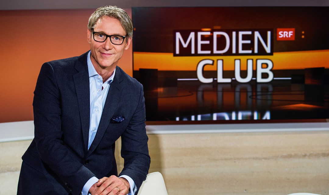 Franz Fischlin im Medienclub-Studio