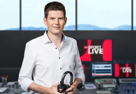 Bild von SRF Sport: Calvin Stettler ergänzt das Kommentatorenteam